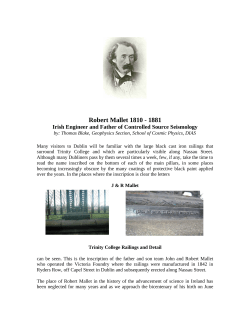 Robert Mallet - Seismology in Schools