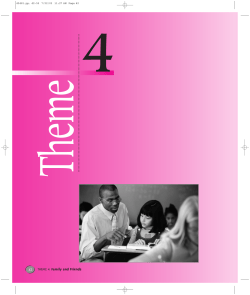 THEME 4: Family and Friends
