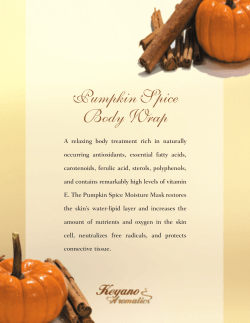 Pumpkin Spice Body Wrap
