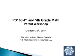 Math 4th-5th-Gd-Parent-Wkshop-2014