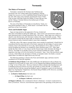 Normandy - Sewell Genealogy Site Map