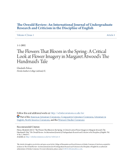 The Flowers That Bloom in the Spring: A Critical Look at Flower