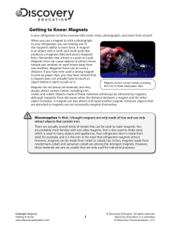 Getting to Know: Magnets