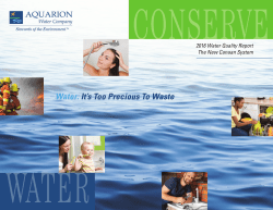 New Canaan - Aquarion Water Company