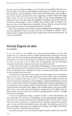 Across Zagros on skis