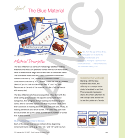 NAMC Montessori Early Childhood Language Arts Sample