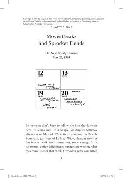 Movie Freaks and Sprocket Fiends