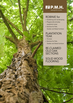 ROBINIE for PLANTATION TEAK RE-CLAIMED OLD OAK