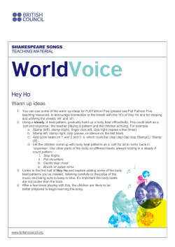 Hey Ho - British Council Schools Online