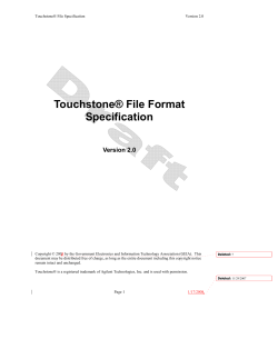 Touchstone&reg; File Format Specification