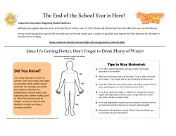 June Menu Back - TUSD Food Services