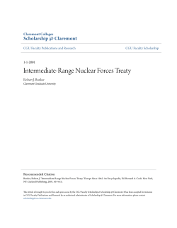Intermediate-Range Nuclear Forces Treaty