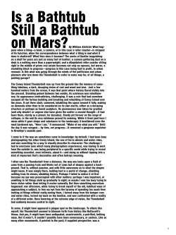 Is a Bathtub Still a Bathtub