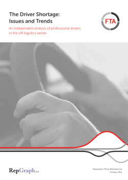 The Driver Shortage: Issues and Trends