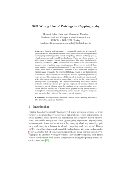 Still Wrong Use of Pairings in Cryptography