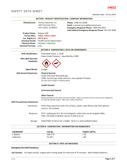 Material Safety Data Sheet