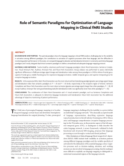 Role of Semantic Paradigms for Optimization of Language Mapping