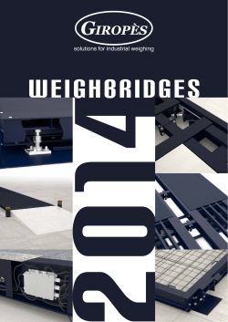 solutions for industrial weighing