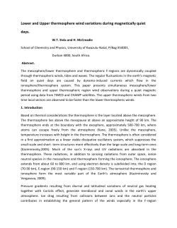 Lower and Upper thermosphere wind variations during magnetically