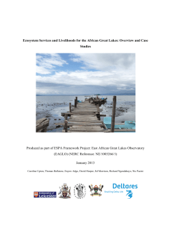 Ecosystem Services and Livelihoods for the African Great Lakes