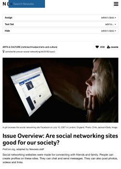 Issue Overview: Are social networking sites good for