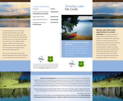 Timothy Lake Brochure - Portland General Electric