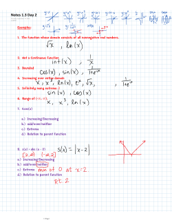 Examples: 1. The function whose domain consists of all nonnegative