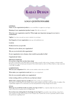 logo questionnaire - Kauai Design Graphics