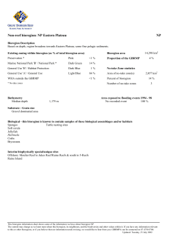 Non-reef bioregion: NP Eastern Plateau NP
