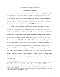 essay on global Christianity and deconstruction