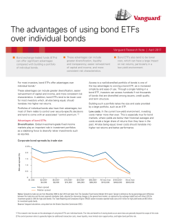 The advantages of using bond ETFs over individual bonds