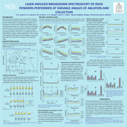 Laser-Induced Breakdown Spectroscopy of Rock Powders