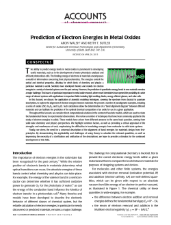 Prediction of Electron Energies in Metal Oxides