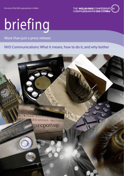 NHS Communications: What it means, how to do it