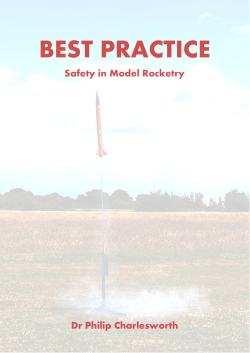 Rocketry Best Practise Guide &ndash; Issue 1
