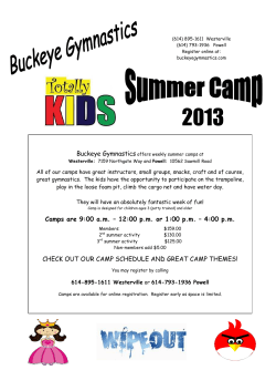 Camps are 9:00 am – 12:00 pm or 1:00 pm