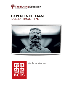 BCIS G10 Xian - Beijing City International School