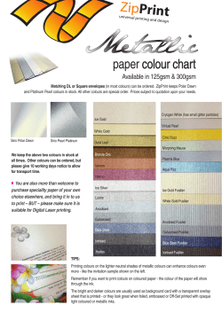 paper colour chart