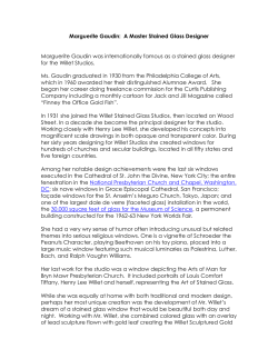 Marguerite Gaudin: A Master Stained Glass Designer Marguerite