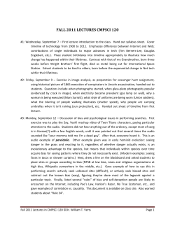 fall 2011 lectures cmpsci 120