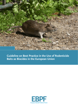 Guideline on Best Practice in the Use of Rodenticide Baits