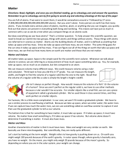 Matter - Westerville City Schools