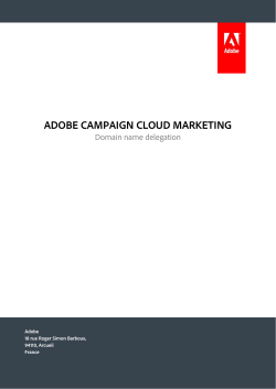 Adobe CAMPAIGN Cloud MarketinG