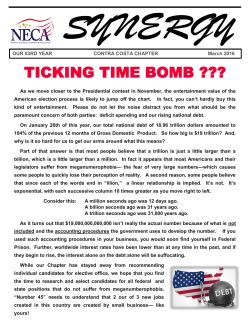 March 2016 - Contra Costa Chapter, NECA