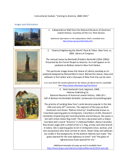 Instructional module: &ldquo;Coming to America, 1880