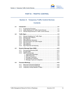 Part B: Traffic Control - Province of British Columbia