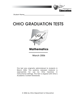 Test - Ohio Department of Education