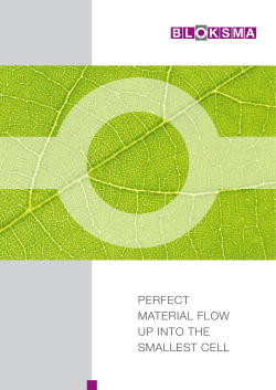 PeRFect mateRial FloW UP iNto the smallest cell