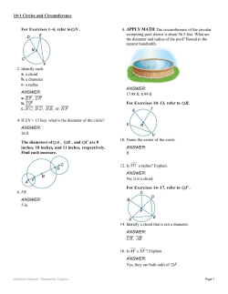 For Exercises 1&ndash;4, refer to . 2. Identify each. a. a