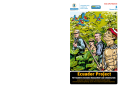 Ecuador Project - Universidad Polit&eacute;cnica de Madrid